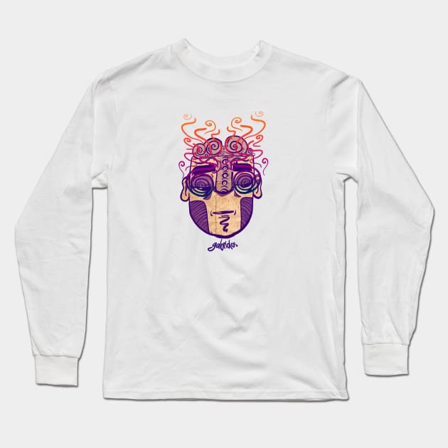 Wisp Eyes Long Sleeve T-Shirt by gabridos